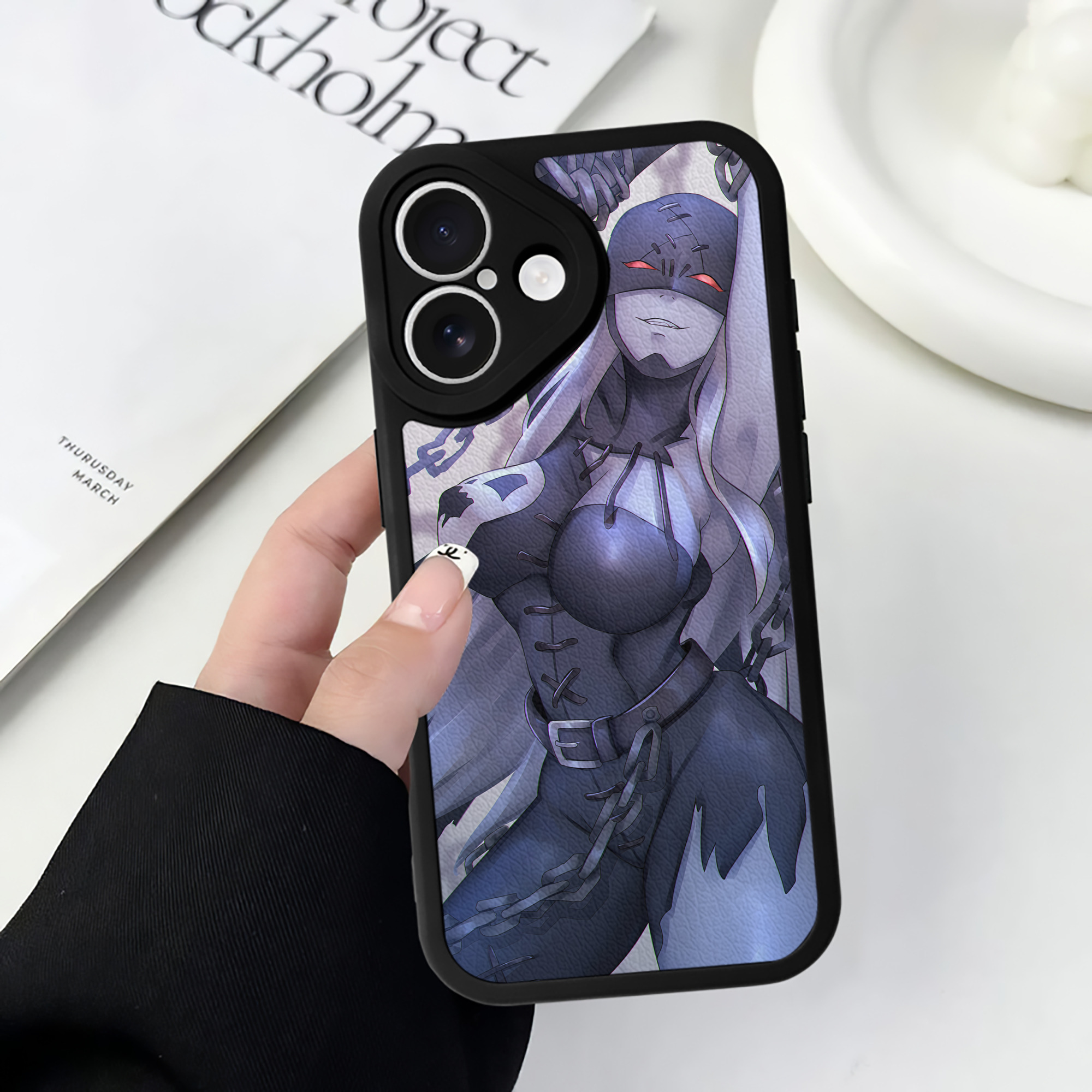 （画像用） Digimon デジタルモンスター/デジモン 【iPhone 16シリーズ対応】シリコンスマホケース（レザー調） 材質：シリコン